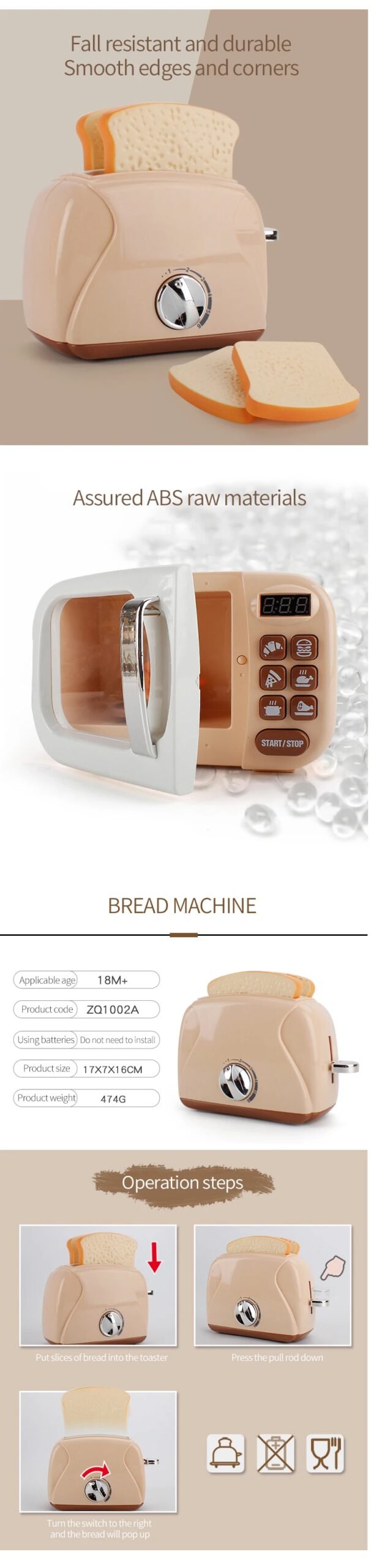 Children's Pretend Play Toys Simulation Electric Kitchen Set Microwave Oven Toys Educational Gifts Montessori Learning Game