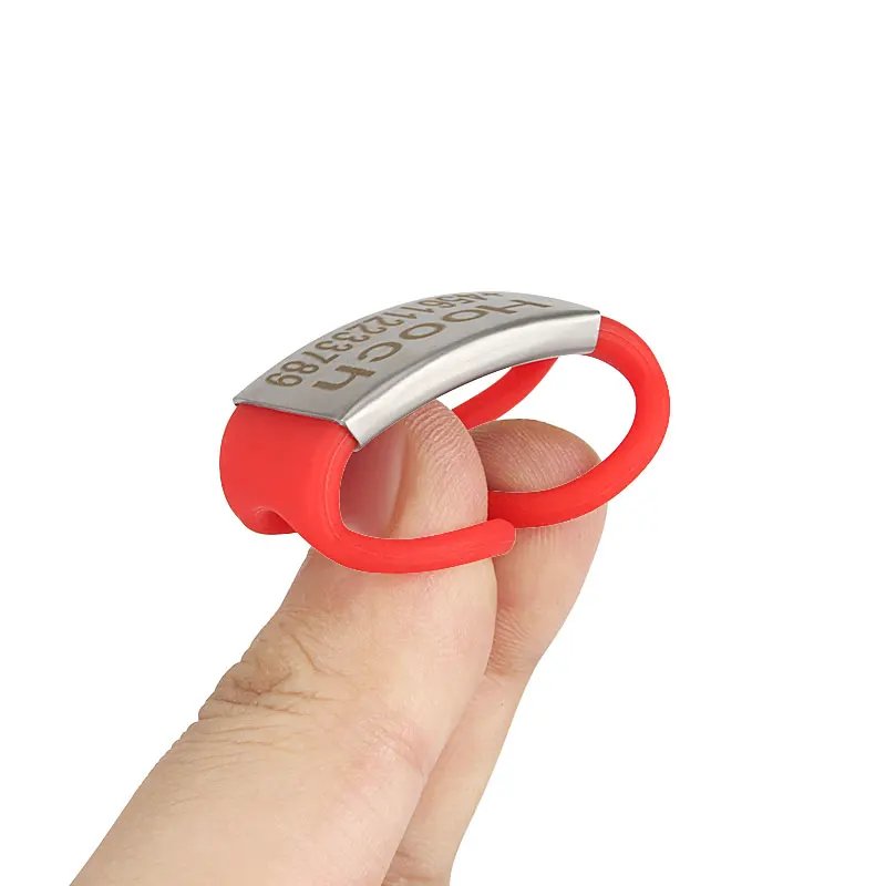 Silicone Engrav Pet ID Accessories Customize Dog Nameplate Name Phone Engraved Dog Collar Personalized Puppy Cat Pet Supplies