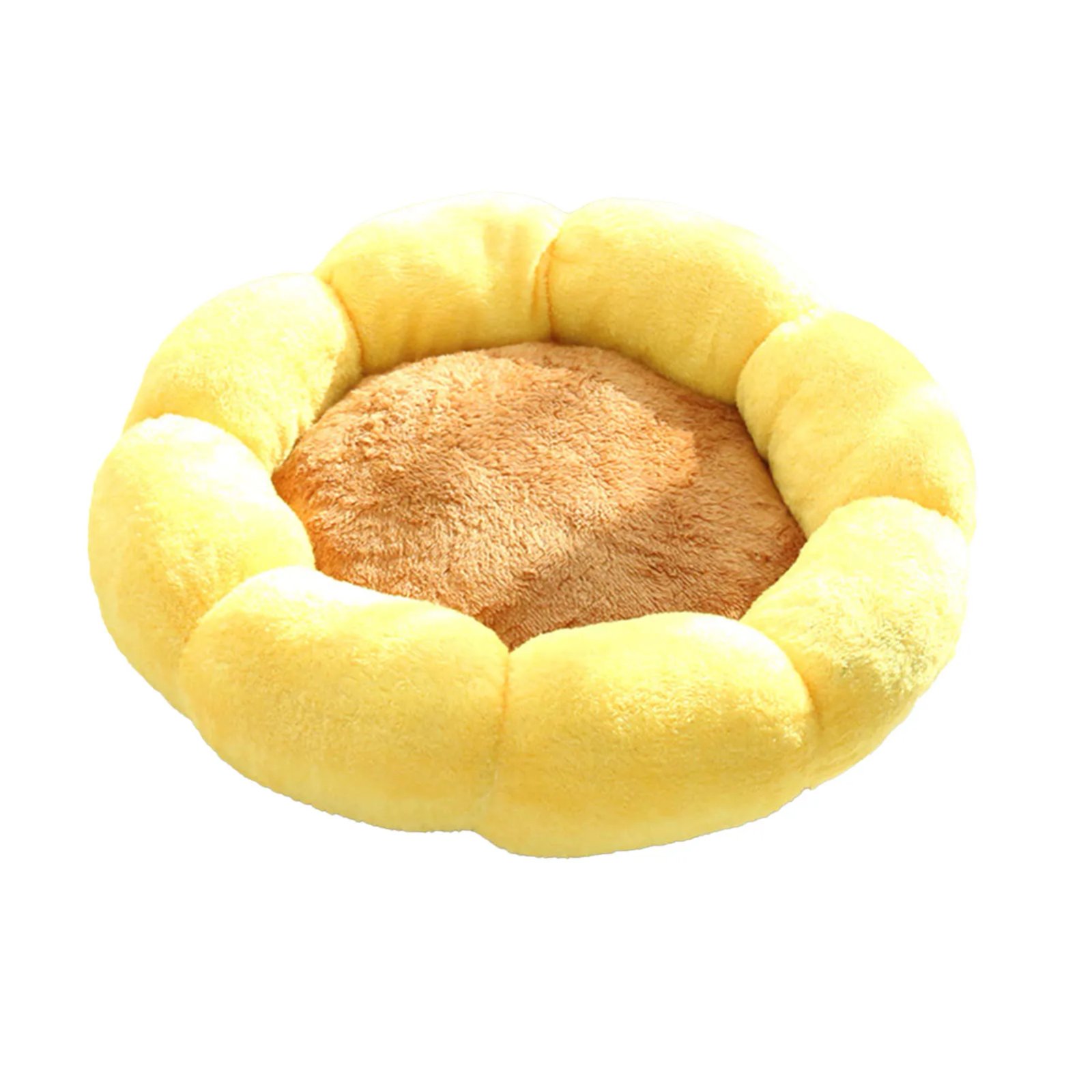 Flower Pet Bed Pet Bed Cute Flower Shape Soft Comfortable 360 Degree Support Round Dog Bed for Bedroom Living Room Small Dog Bed