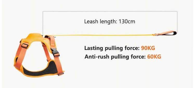 Dog Collar Harness for Medium Large Dogs Explosion-proof Punch Breathable Adjustable Pet Harness Vest Outdoor Outdoor Training