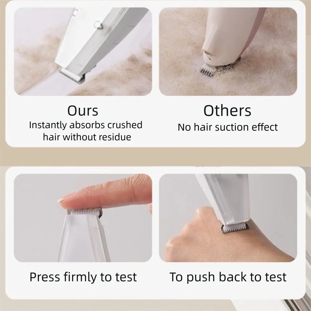 With Vacuum Pet Paw Hair Clipper Low Noise Waterproof Dog Grooming Trimmer Clear Bin with Clean Brush Cats Foot Hair Remover With Vacuum Pet Paw Hair Clipper Low Noise Waterproof Dog Grooming Trimmer Clear Bin with Clean Brush Cats Foot Hair Remover