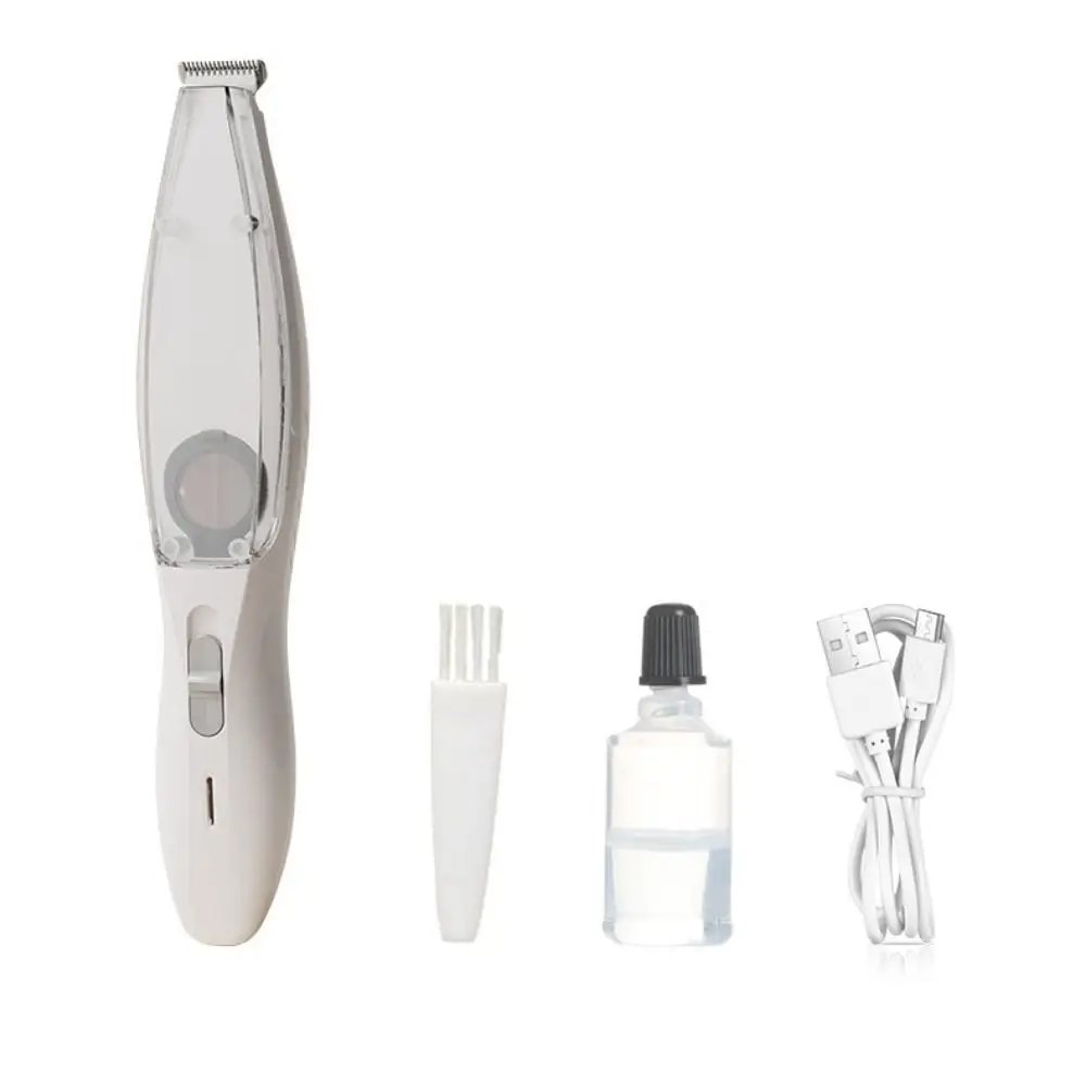 With Vacuum Pet Paw Hair Clipper Low Noise Waterproof Dog Grooming Trimmer Clear Bin with Clean Brush Cats Foot Hair Remover With Vacuum Pet Paw Hair Clipper Low Noise Waterproof Dog Grooming Trimmer Clear Bin with Clean Brush Cats Foot Hair Remover