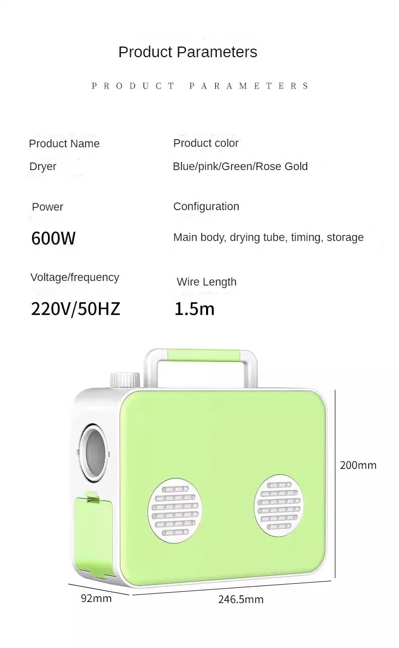 Household Pet Drying Cabin Small Silent Dog Air Dryer Grooming Hair Dryer Professional Drying Cabinet Cat Bath Animal Products