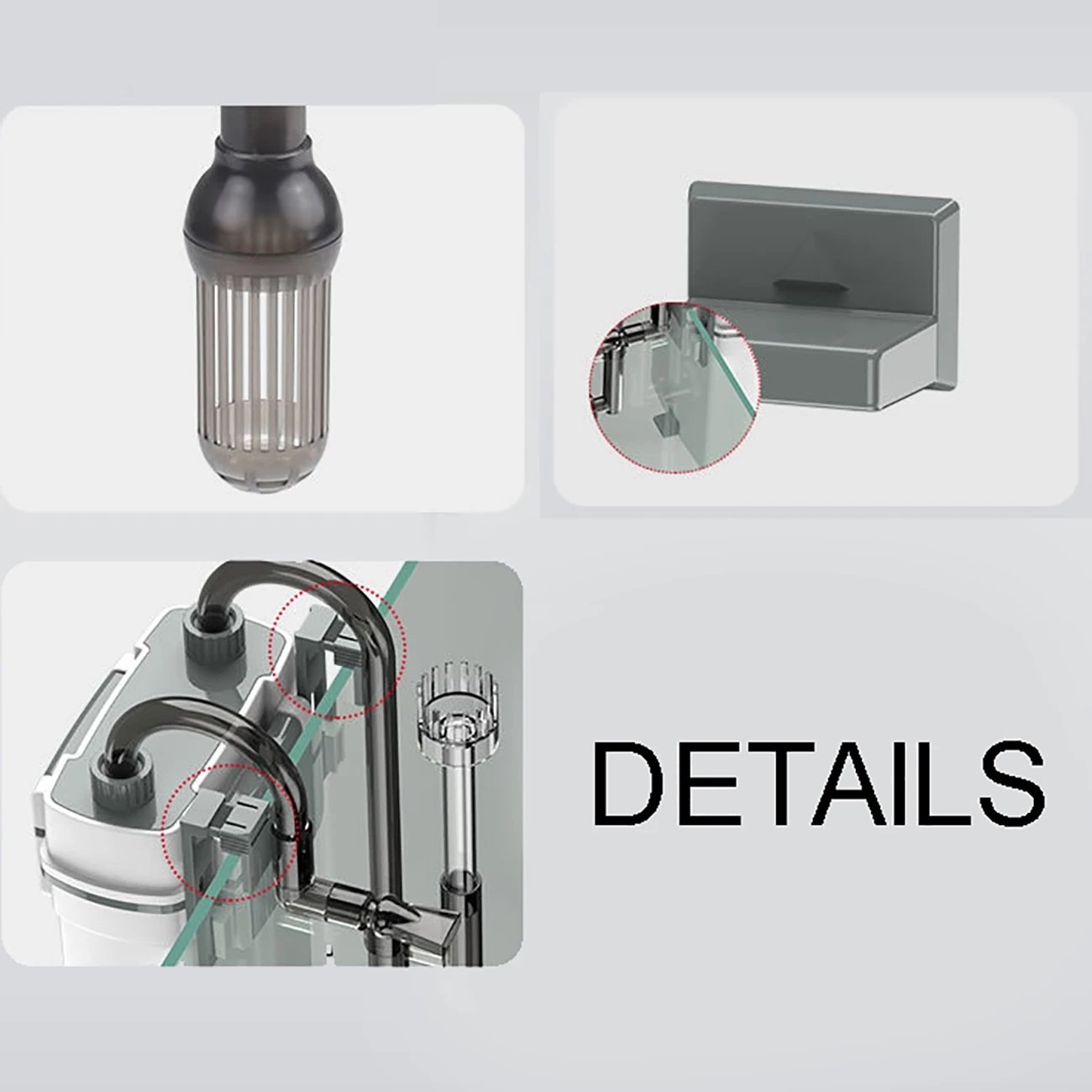 5W 7W Fish Tank Filter XBL Series Wall Mounted Filter Barrel Silent Aquarium Filters Water Pump Spray Flow External Fish Tank 5W 7W Fish Tank Filter XBL Series Wall Mounted Filter Barrel Silent Aquarium Filters Water Pump Spray Flow External Fish Tank