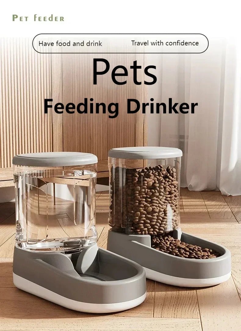 Dog Water Dispenser Cat Automatic Pet Feeder Dog Water Feeding Cat Drinking Water Flowing Water Without Inserting Electric