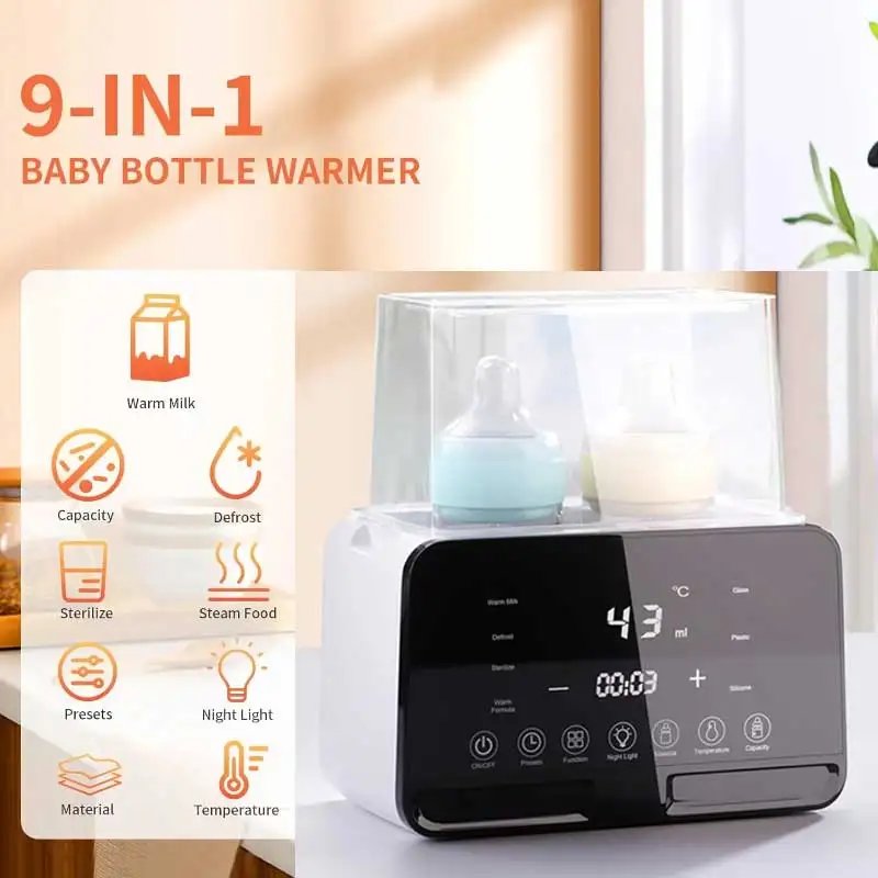 Newborn Baby Feeding Bottle Warmer & Sterilizers with Timer Accurate Temperature Control Food Milk Warmers Baby Accessories Newborn Baby Feeding Bottle Warmer & Sterilizers with Timer Accurate Temperature Control Food Milk Warmers Baby Accessories