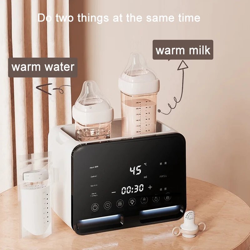 Newborn Baby Feeding Bottle Warmer & Sterilizers with Timer Accurate Temperature Control Food Milk Warmers Baby Accessories Newborn Baby Feeding Bottle Warmer & Sterilizers with Timer Accurate Temperature Control Food Milk Warmers Baby Accessories