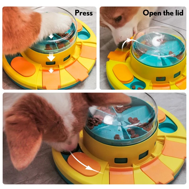 Dog Puzzle Toys Press Slow Feeder Interactive Enrichment Toys for pets for Puppy IQ Trainning Treat Dispenser Food Leaker Bowl Dog Puzzle Toys Press Slow Feeder Interactive Enrichment Toys for pets for Puppy IQ Trainning Treat Dispenser Food Leaker Bowl