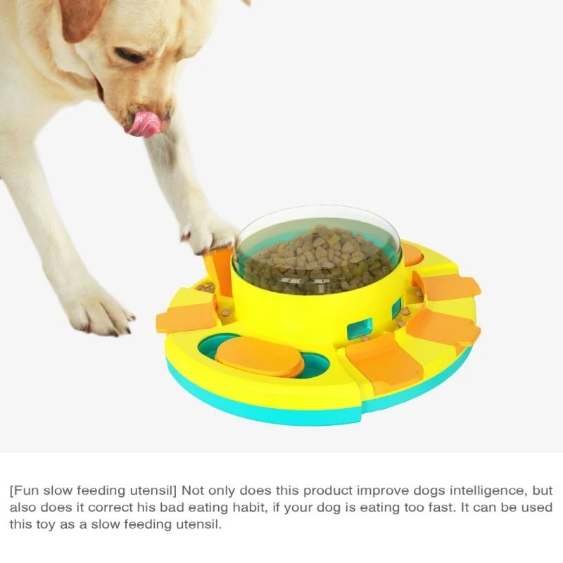 Dog Puzzle Toys Press Slow Feeder Interactive Enrichment Toys for pets for Puppy IQ Trainning Treat Dispenser Food Leaker Bowl