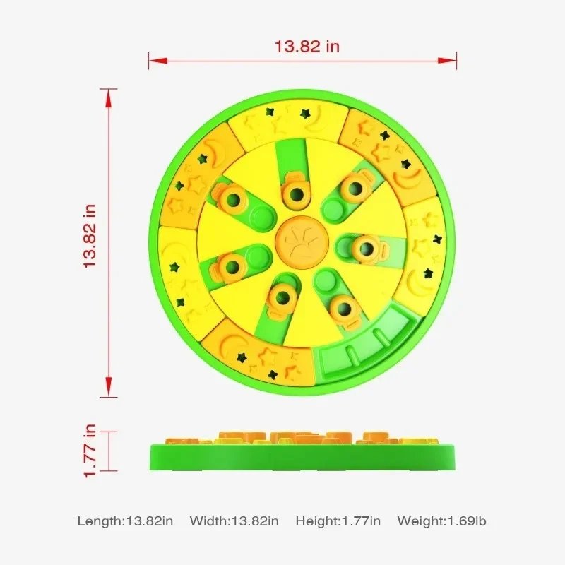 3in1 Interactive Dog Puzzle Toys – Fun Slow Feeder Brain Education Treat Puzzles with IQ Squeak Design – Educational Dog Toys 3in1 Interactive Dog Puzzle Toys - Fun Slow Feeder Brain Education Treat Puzzles with IQ Squeak Design - Educational Dog Toys