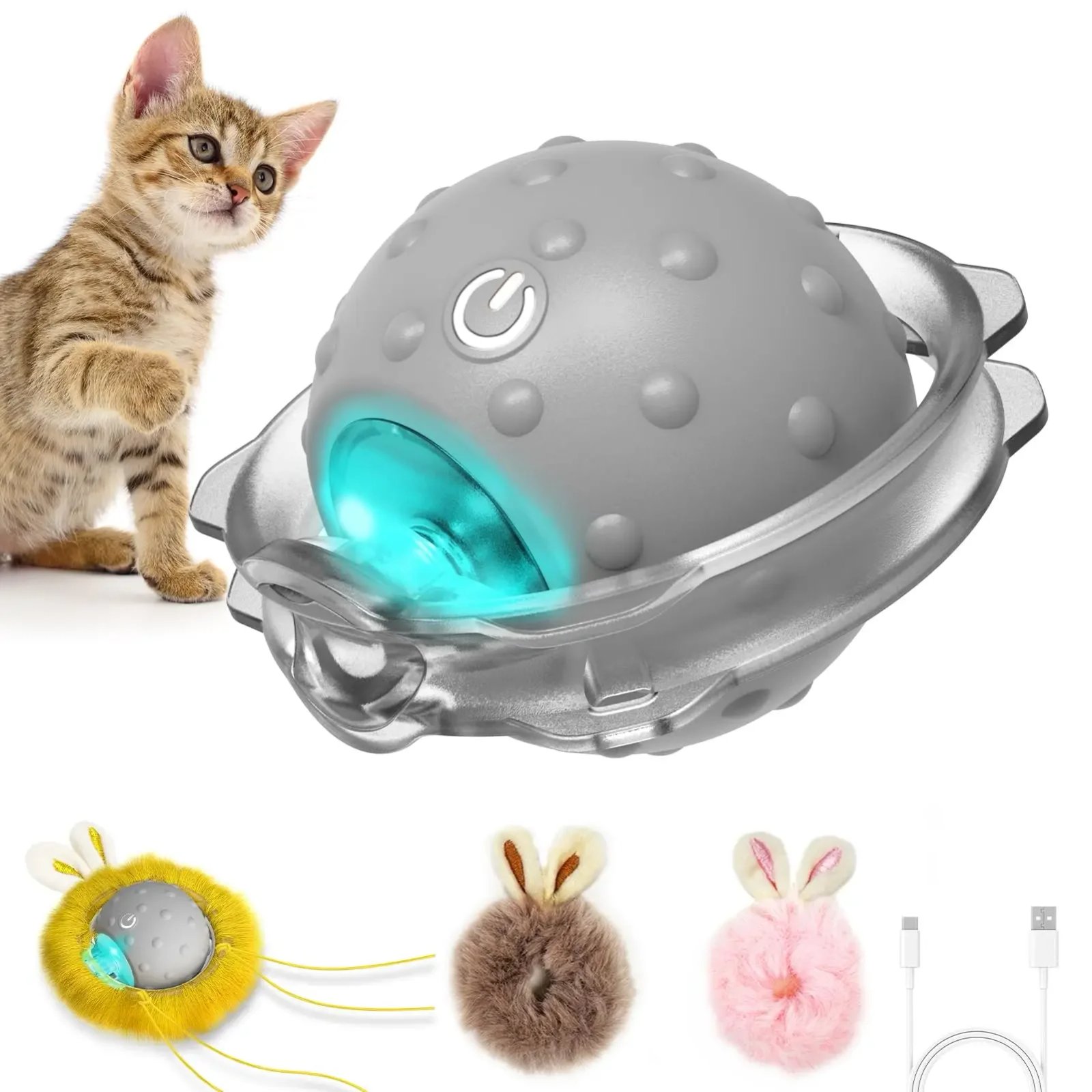Sports Activated Interactive Cat Toy Indoor Cat with Automatic Moving Ball Toy Spinning Ball and Light Electric Cat Mouse Toys Sports Activated Interactive Cat Toy Indoor Cat with Automatic Moving Ball Toy Spinning Ball and Light Electric Cat Mouse Toys