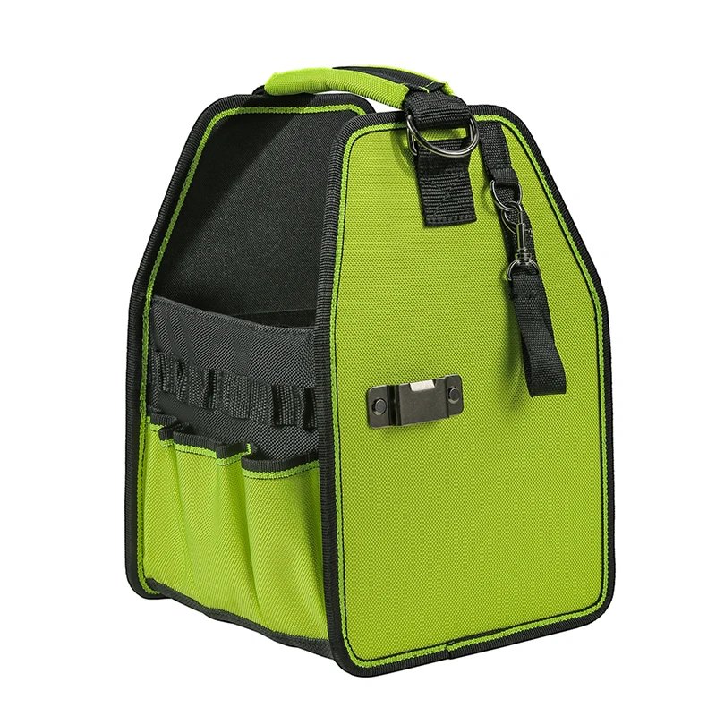 Jakah Open Tool Bag Tool Tote with Adjustable Straps and Waterproof Base Tool Storage Bags for Men HL062