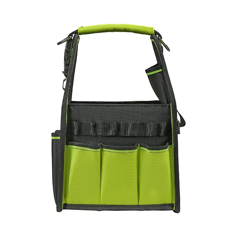 Jakah Open Tool Bag Tool Tote with Adjustable Straps and Waterproof Base Tool Storage Bags for Men HL062