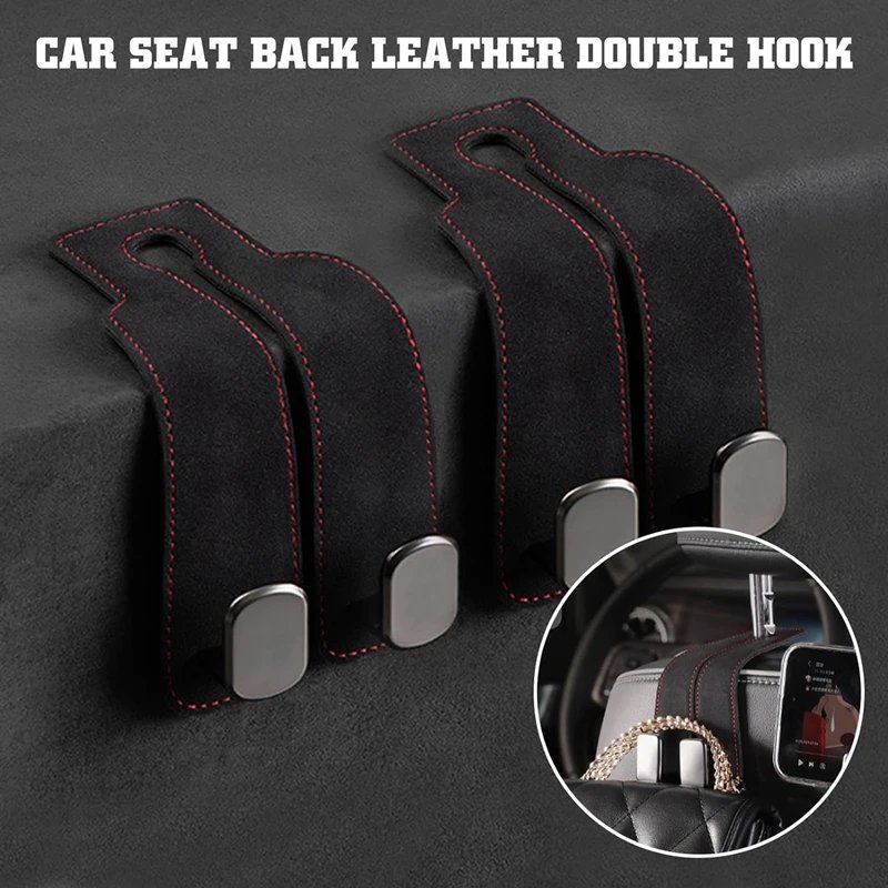 2 in 1 Car Hook For Car Rear Seat Back Hooks Headrest Hanger Clip Universal Double Hooks Holder Storage Car Interior Accessories 2 in 1 Car Hook For Car Rear Seat Back Hooks Headrest Hanger Clip Universal Double Hooks Holder Storage Car Interior Accessories