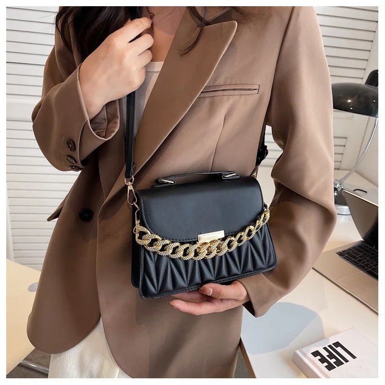 2024 New Designer Shoulder Bag Fashion Chain Crossbody Bags For Women Brand Ladies Handbags And Purses