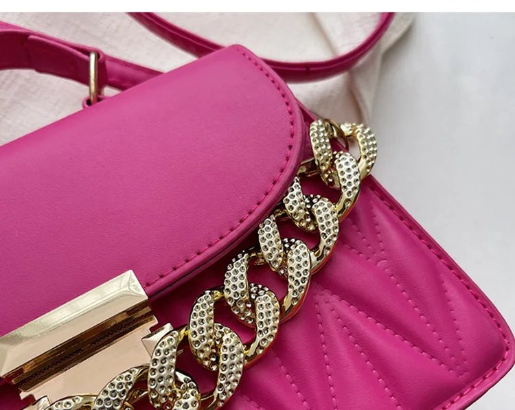 2024 New Designer Shoulder Bag Fashion Chain Crossbody Bags For Women Brand Ladies Handbags And Purses