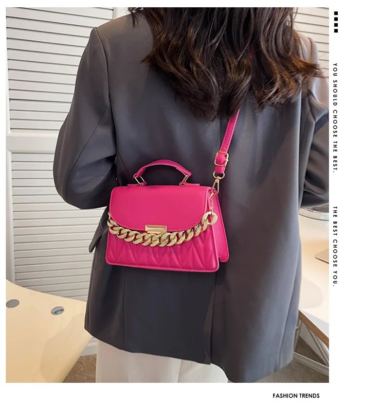 2024 New Designer Shoulder Bag Fashion Chain Crossbody Bags For Women Brand Ladies Handbags And Purses