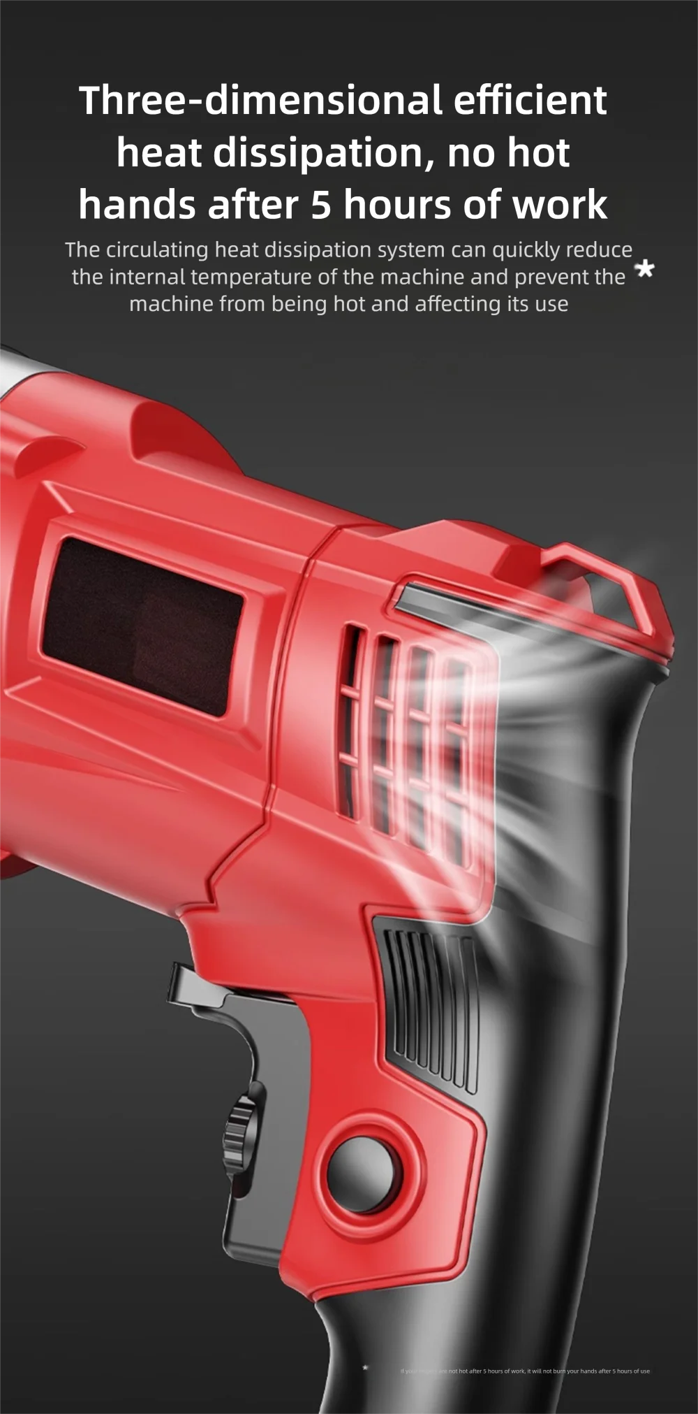 220V 50Hz Impact Drill 0-3000 R/min High Rotation Speed Corded Electric Drill Tool Max 13mm Chuck Controllable Speed 780W