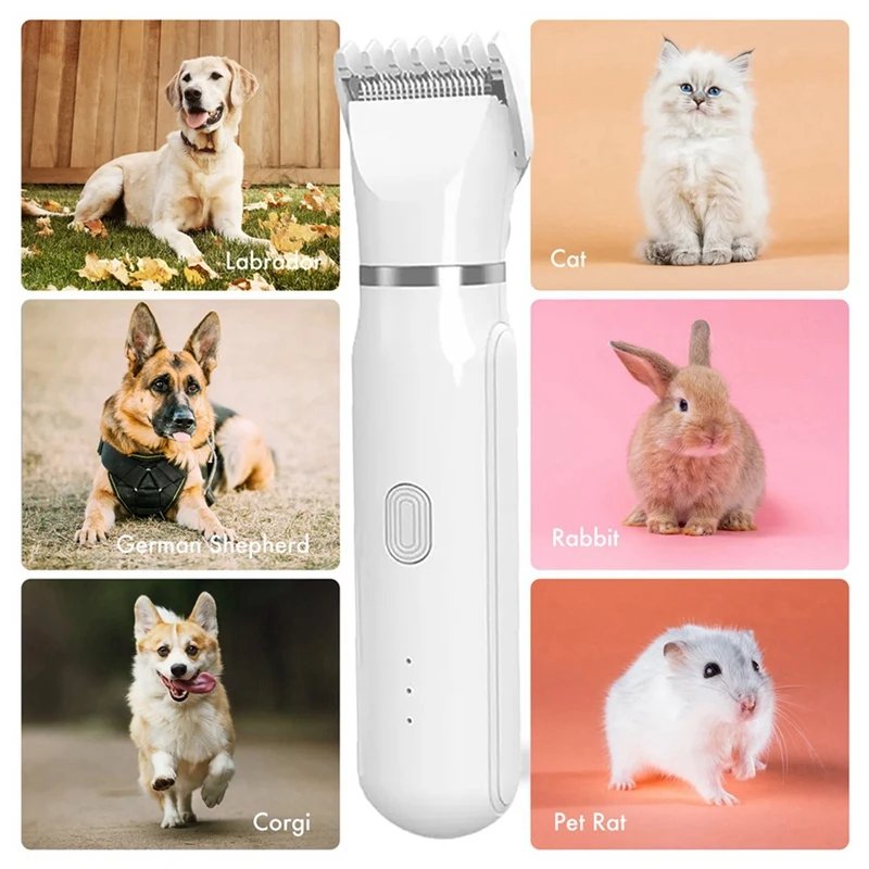 4-In-1 Pet Grooming And Care Set 4Different Blades Dog And Cat Hair Shaver Low Noise Pets Clippers Rechargeable Cordless Grooming Pets Supplies Top Categories Color : As Shown 4-In-1 Pet Grooming And Care Set 4Different Blades Dog And Cat Hair Shaver Low Noise Pets Clippers Rechargeable Cordless Grooming Pets Supplies Top Categories Color : As Shown