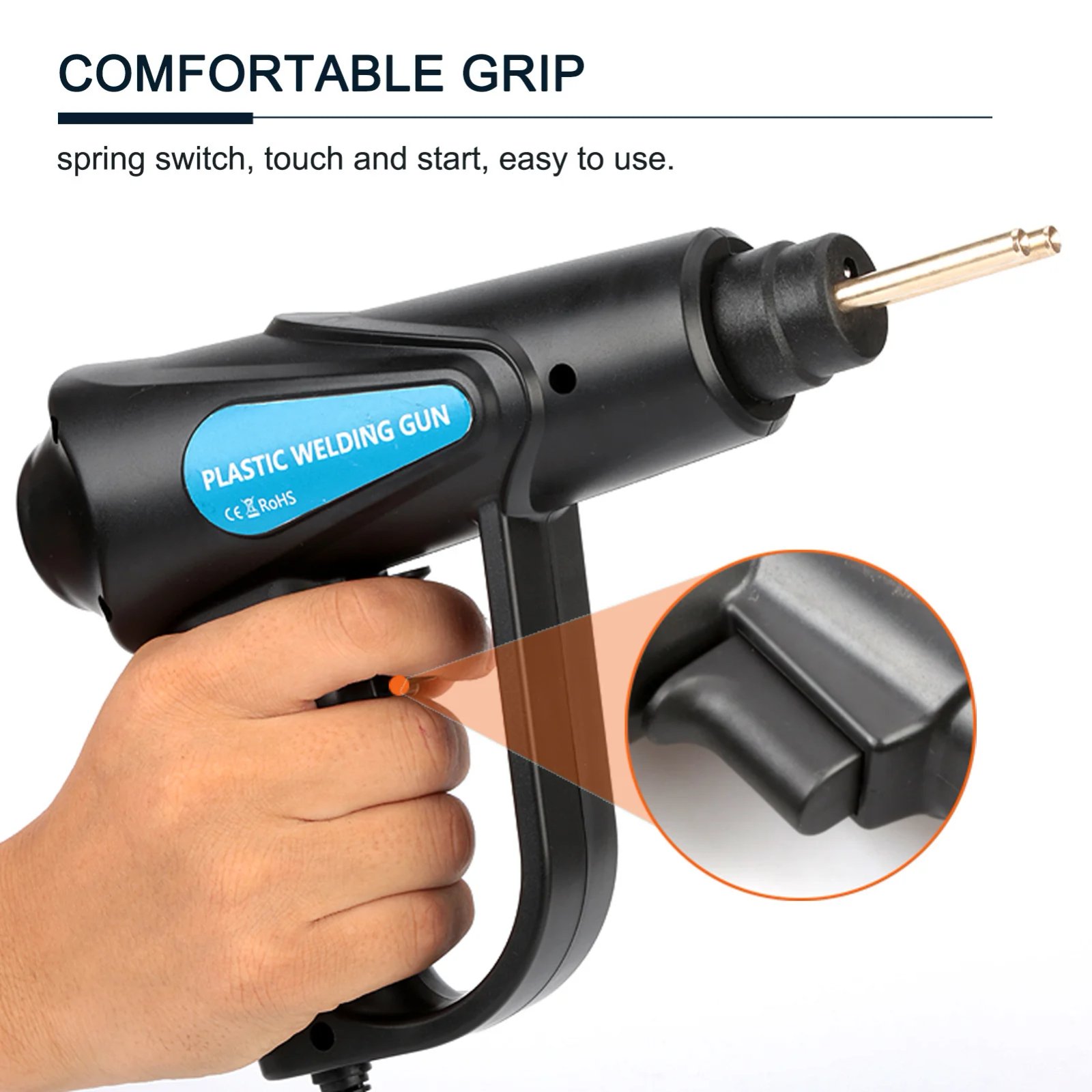 Car bumper repair gun, hand tool 70W hot rivet machine, plastic welding machine, plastic repair soldering iron kit Car bumper repair gun, hand tool 70W hot rivet machine, plastic welding machine, plastic repair soldering iron kit