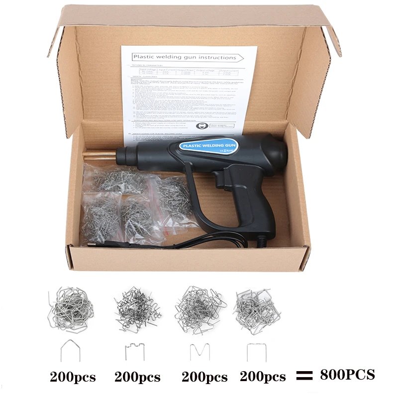 Car bumper repair gun, hand tool 70W hot rivet machine, plastic welding machine, plastic repair soldering iron kit Car bumper repair gun, hand tool 70W hot rivet machine, plastic welding machine, plastic repair soldering iron kit