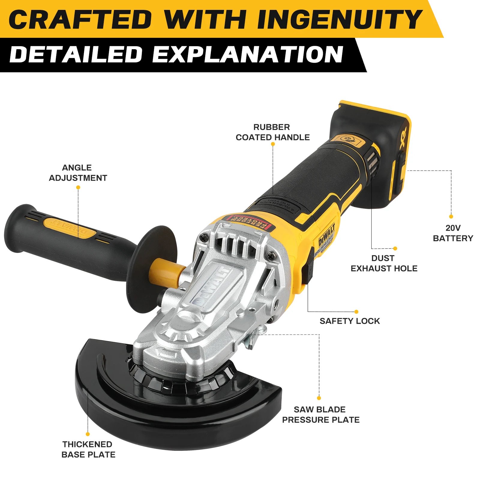 DeWalt lithium battery brushless Dcd850  electric screwdriver DVG405 FN Tool Kit Combination kit ﻿No battery ﻿