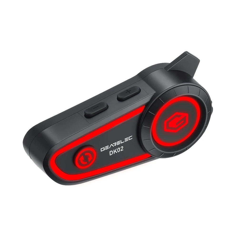 GEARELEC DK02 Motorcycle Helmet Headset Stereo Bluetooth Hands Free Call IPX7 Waterproof 2800mAh With Tri-Color Ambient Light GEARELEC DK02 Motorcycle Helmet Headset Stereo Bluetooth Hands Free Call IPX7 Waterproof 2800mAh With Tri-Color Ambient Light