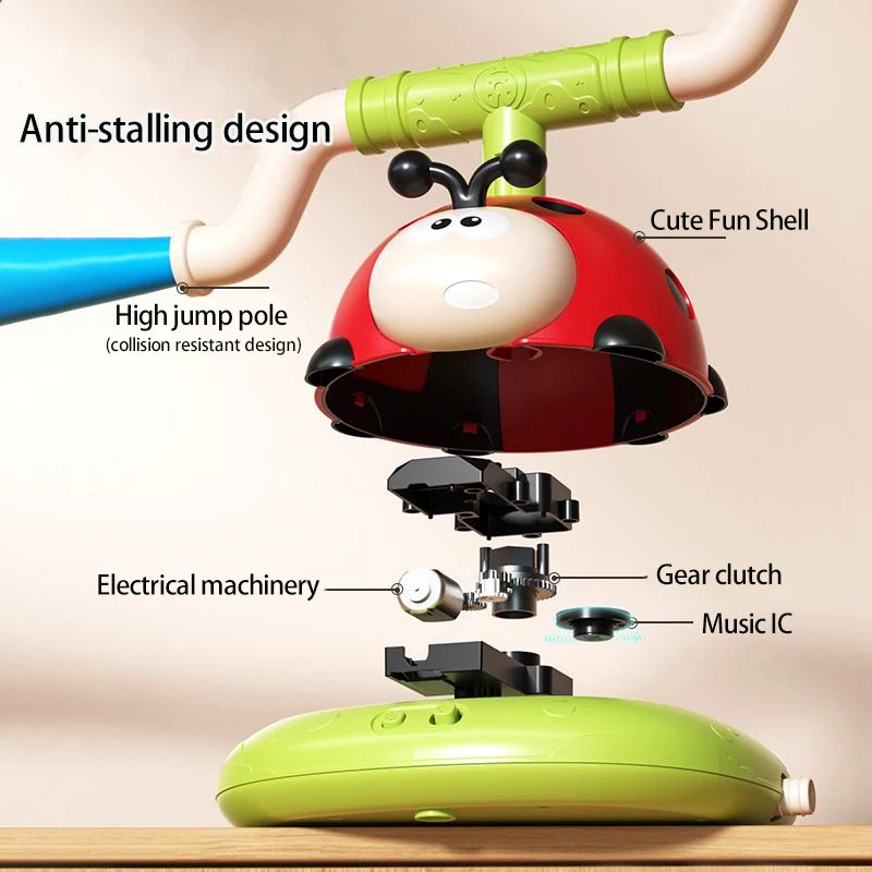 Ladybug Sport Entertainment Game Toy Multifunction Rope Skipping Machine Ferrule Jump Rocket Launcher Outdoor Educational Color : 296Y-5-in-1|YKS-296Y|2 in 1 Ladybug Sport Entertainment Game Toy Multifunction Rope Skipping Machine Ferrule Jump Rocket Launcher Outdoor Educational Color : 296Y-5-in-1|YKS-296Y|2 in 1