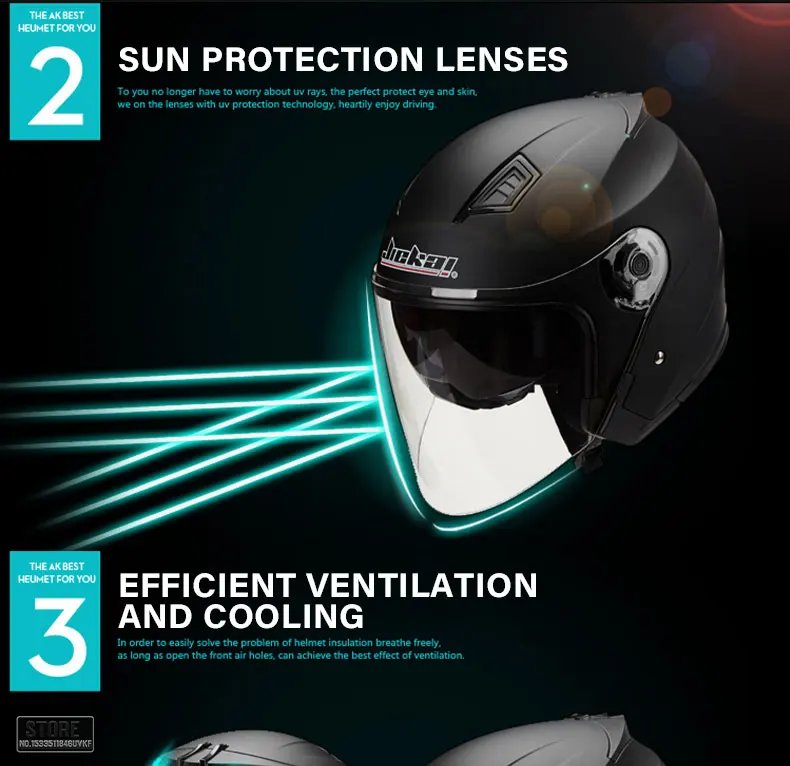 Motorbike Casco Go Kart Scooter Motor Van Motorcycle Dual Lens Vintage Helmets Four Seasons Racing Half Helmets Casque Helmet