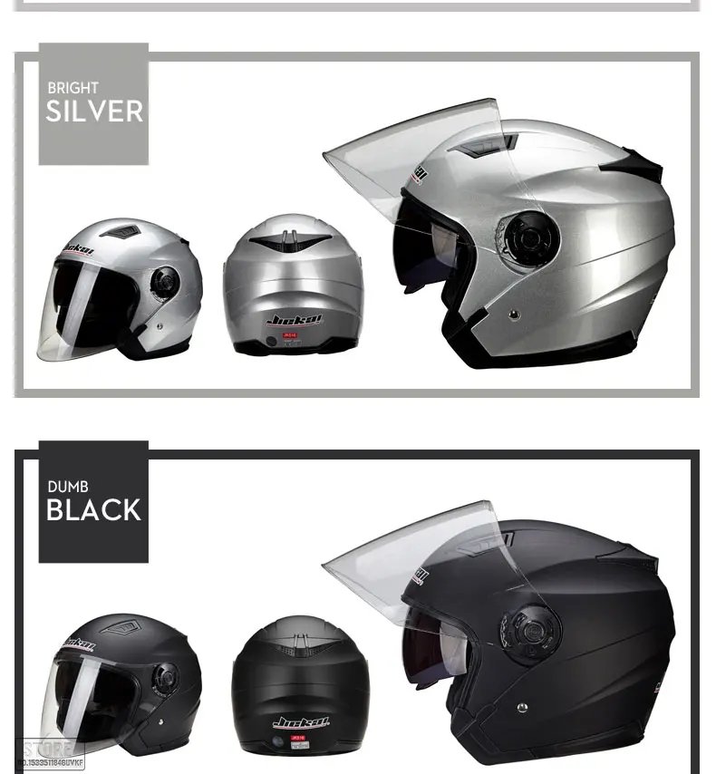 Motorbike Casco Go Kart Scooter Motor Van Motorcycle Dual Lens Vintage Helmets Four Seasons Racing Half Helmets Casque Helmet