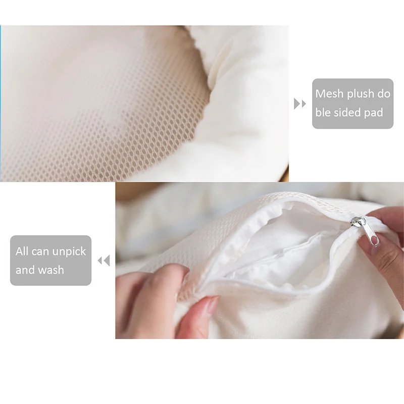 Pet Bed Soft Cat Kennel Dog Beds Sofa Bamboo Weaving Four Season Cozy Nest Baskets Waterproof Removable Cushion Sleeping Bag