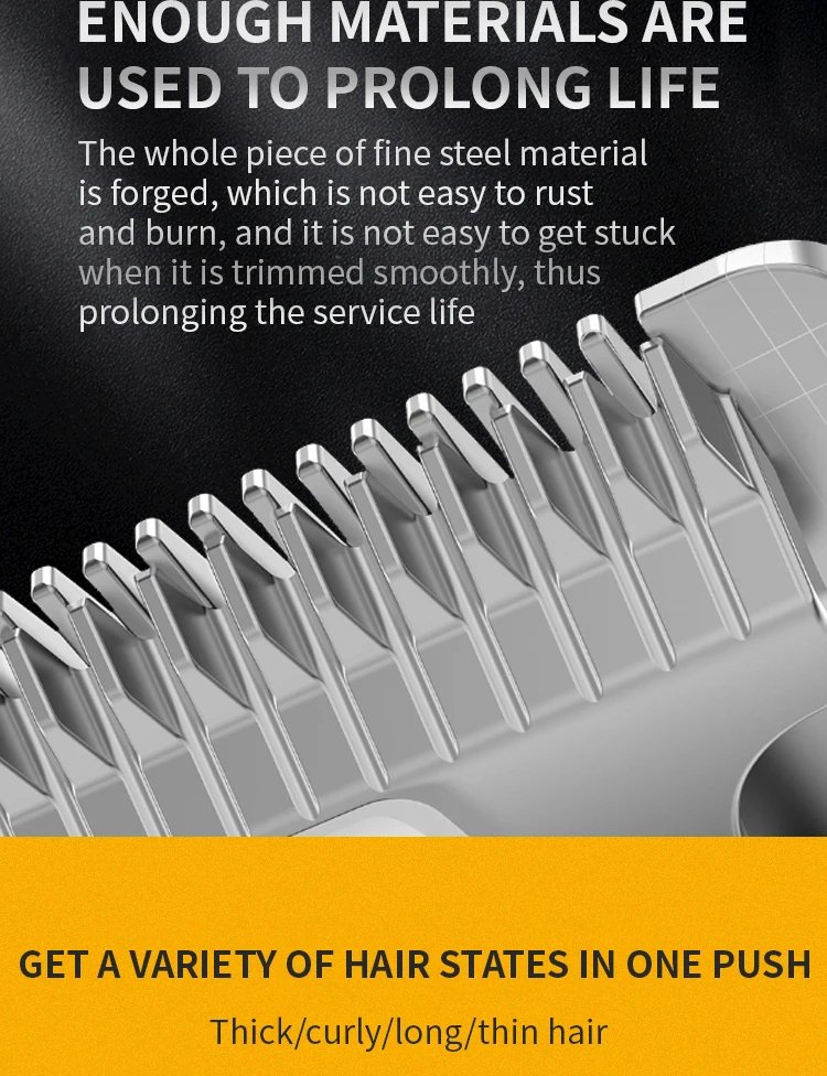 Professional Dog Hair Clipper All Metal Rechargeable Pet Trimmer Cat Shaver Cutting Machine Puppy Grooming Haircut Low Noice