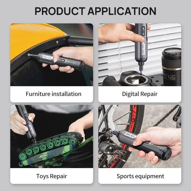 Rechargeable 2000mAh Lithium Battery Mini Drill Cordless Electric Screwdriver 4V Power Tool Set for Home Maintenance and Repair Color : 6-piece set|12-piece set Rechargeable 2000mAh Lithium Battery Mini Drill Cordless Electric Screwdriver 4V Power Tool Set for Home Maintenance and Repair Color : 6-piece set|12-piece set
