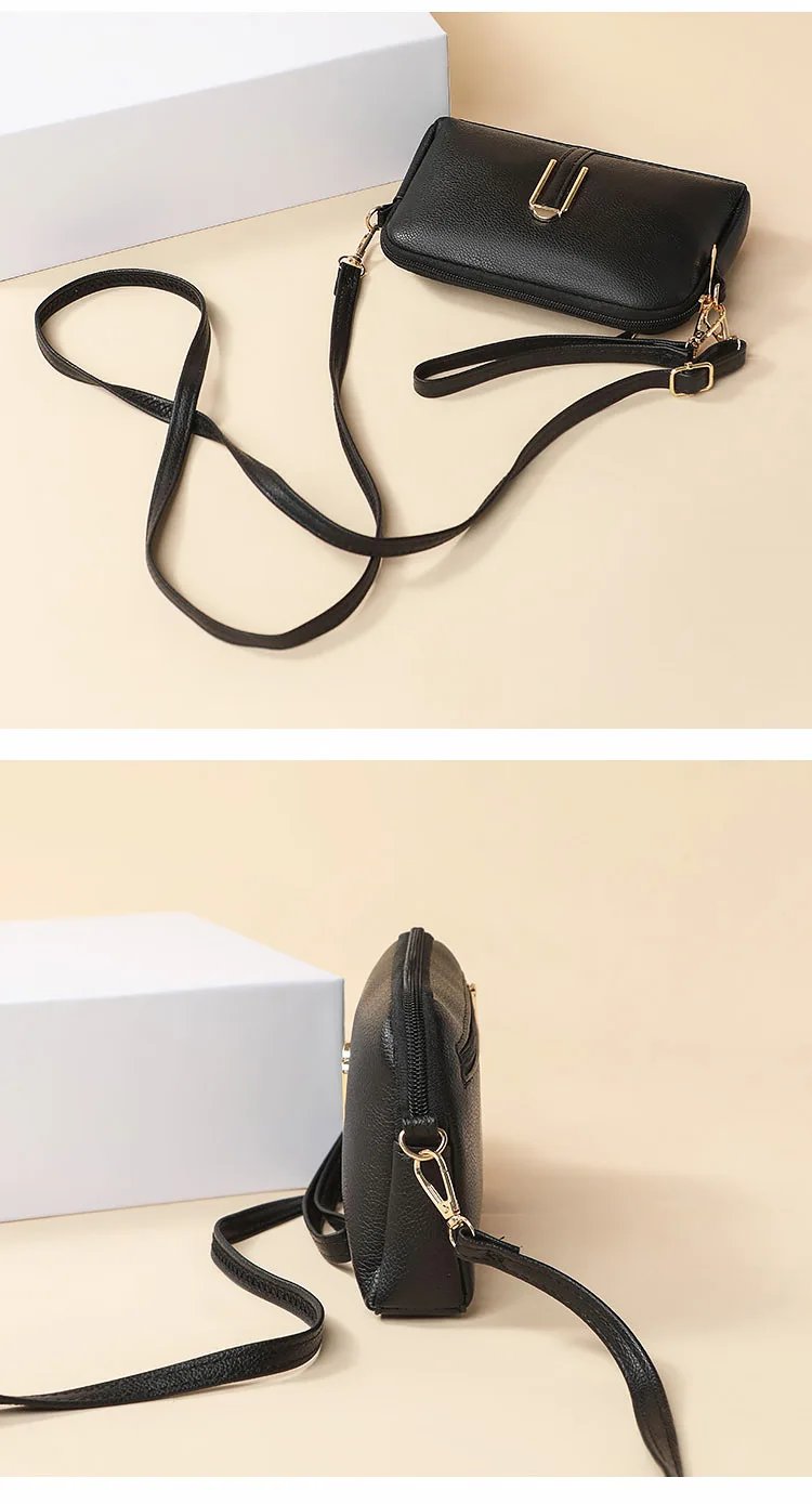 Soft Leather Mom's Bag Women's 2024 New Fashion Korean Edition Simple One Shoulder Shoulder Bag Ladies Crossbody Handbag