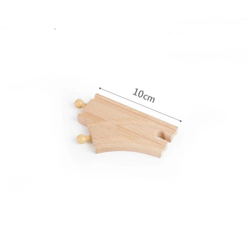 Wooden Train Track Accessories Plastic Building Blocks Adapters Wooden Track Connectors fit for Brand Wood Tracks Toys Kid Gifts