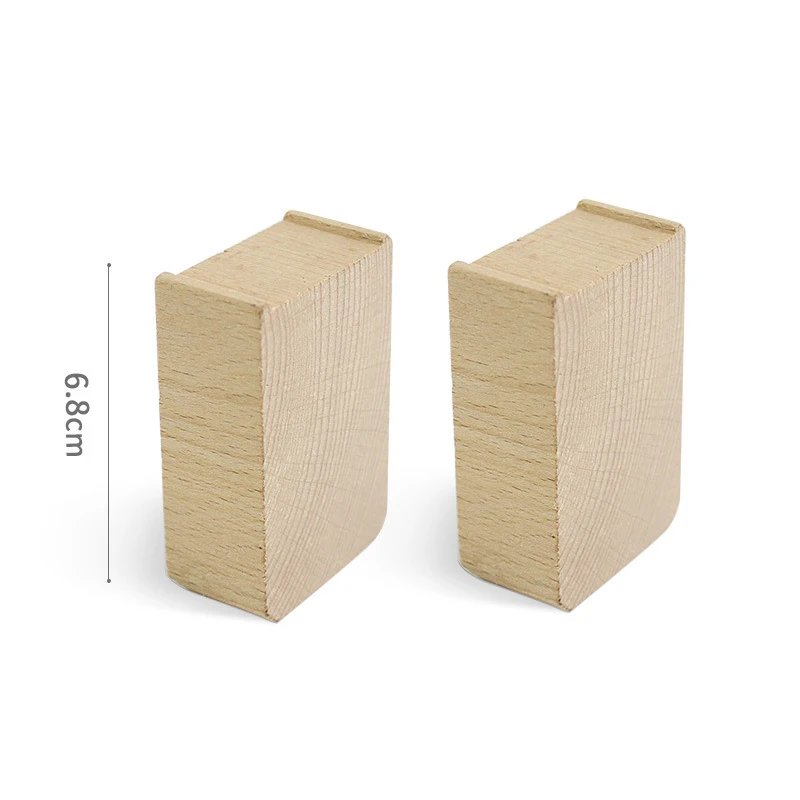 Wooden Train Track Accessories Plastic Building Blocks Adapters Wooden Track Connectors fit for Brand Wood Tracks Toys Kid Gifts