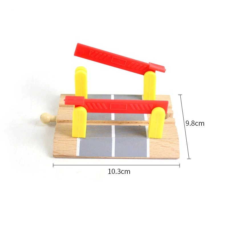 Wooden Train Track Accessories Plastic Building Blocks Adapters Wooden Track Connectors fit for Brand Wood Tracks Toys Kid Gifts