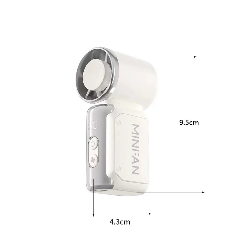 Mini handheld fan, portable small electric fan, USB charging portable pocket fan, suitable for outdoor, travel, and office use